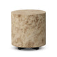 Hudson Round End Table - Bark Paper