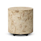 Hudson Round End Table - Bark Paper