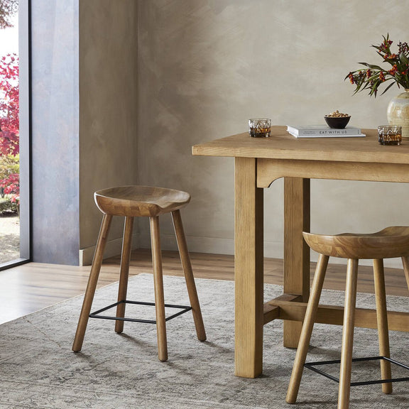 Barrett Bar + Counter Stool - Natural Matte