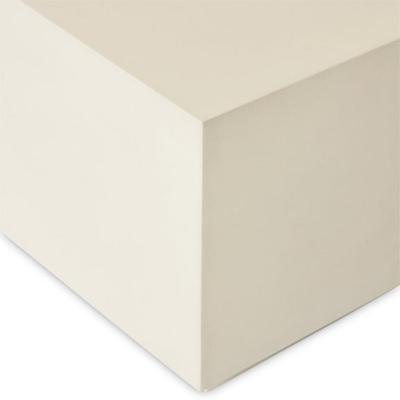 Parish Concrete Cube - White Concrete