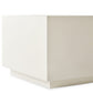 Parish Concrete Cube - White Concrete