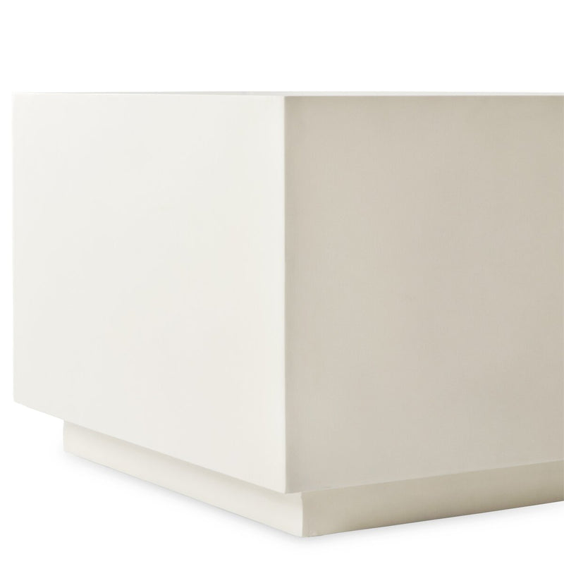 Parish Concrete Cube - White Concrete