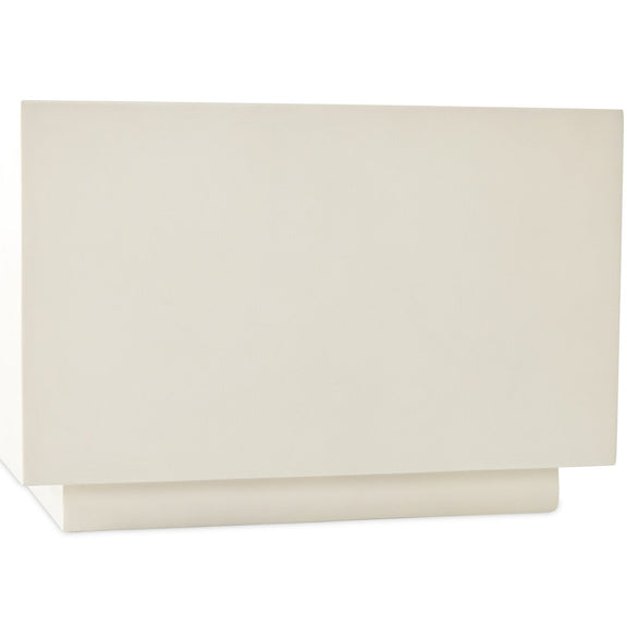 Parish Concrete Cube - White Concrete