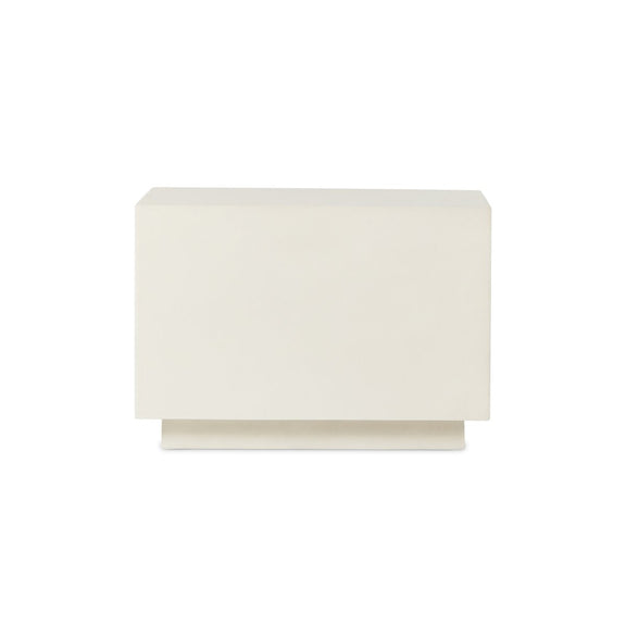 Parish Concrete Cube - White Concrete