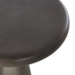 Ravine Concrete Accent Tables, Set Of 2 - Dark Grey