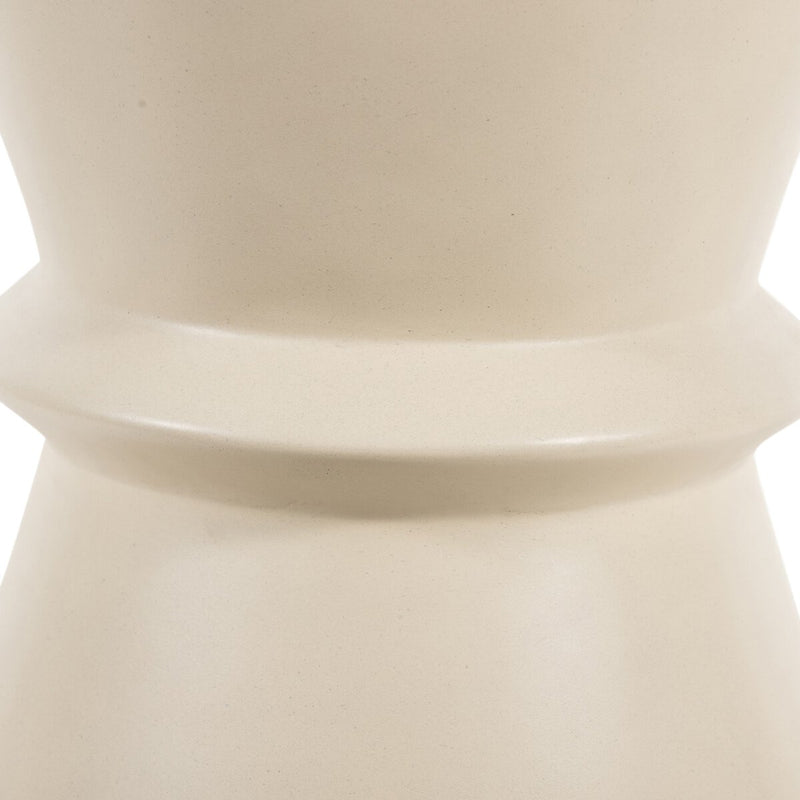 Lina End Table - Parchment White