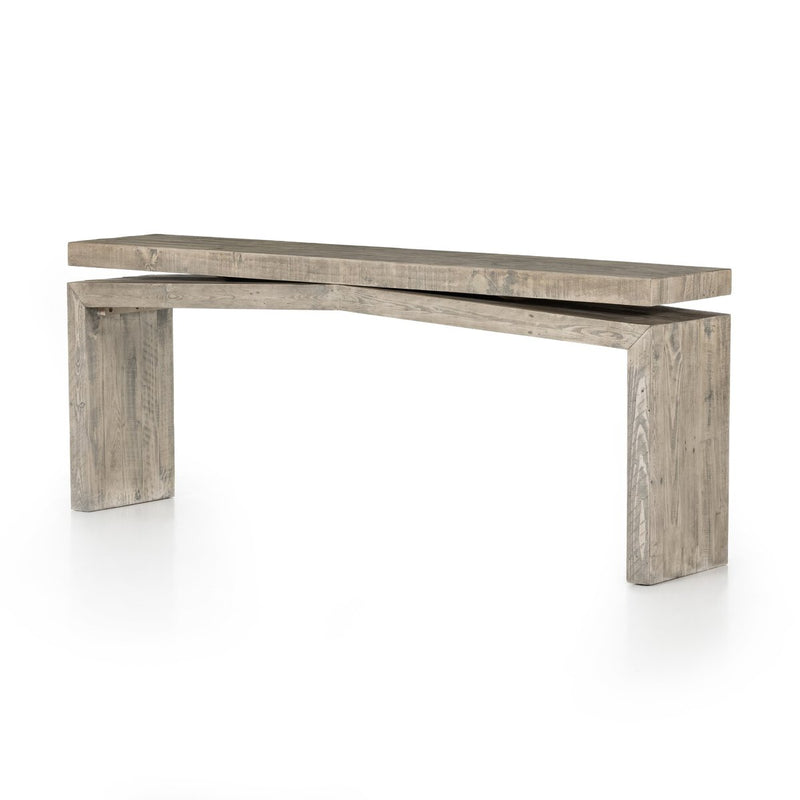 Matthes Console Table - 79" - Weathered Wheat