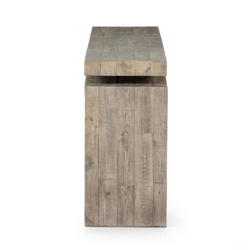 Matthes Console Table - 79" - Weathered Wheat