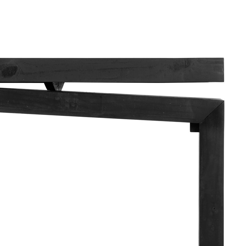 Matthes Console Table - 79" - Aged Black Pine