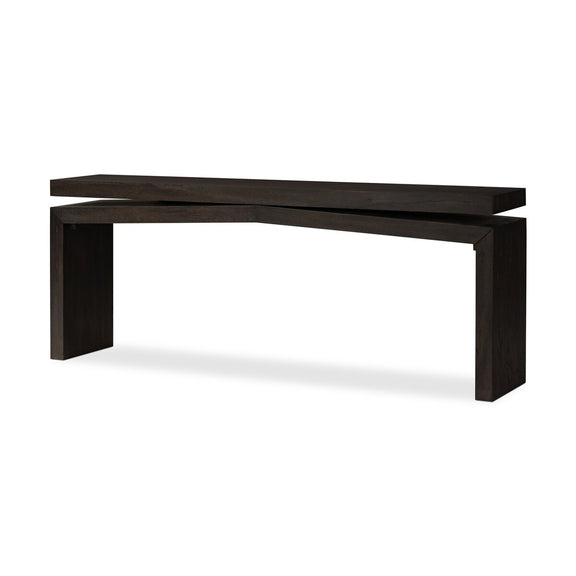 Matthes Console Table - 79" - Smoked Black Veneer