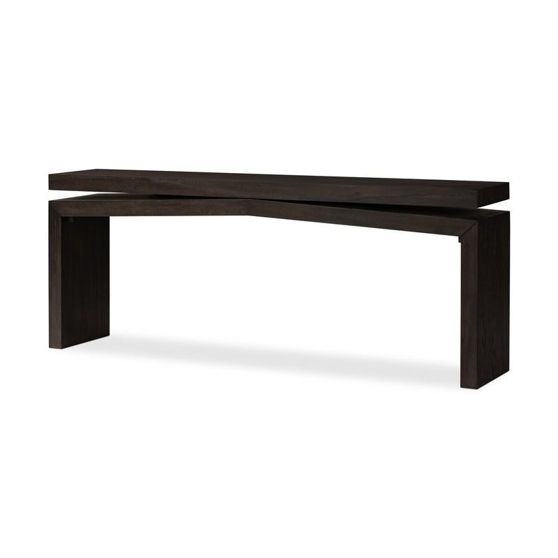 Matthes Console Table - 79" - Smoked Black Veneer