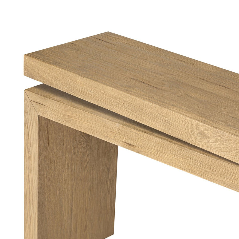Matthes Console Table - 79" - Worn Oak Veneer