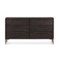 Wyeth 6 Drawer Dresser - Dark Carbon