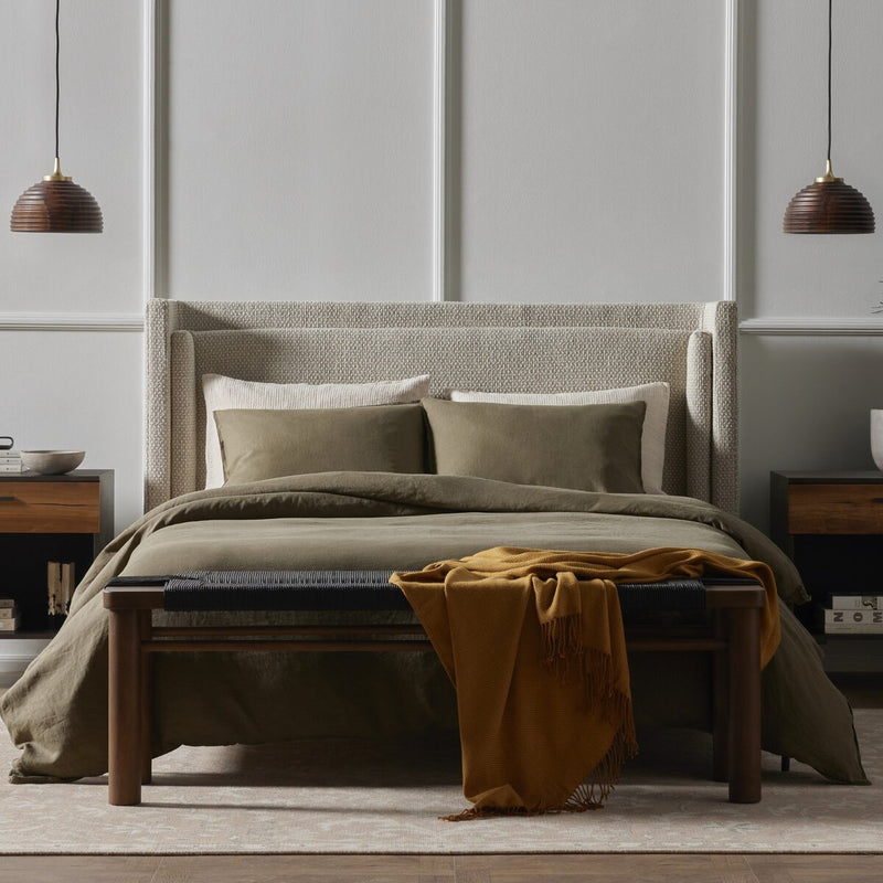 Dobson Bed - Perin Oatmeal