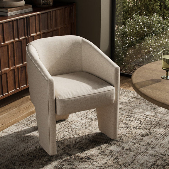 Fae Dining Chair - Crypton Nomad Snow