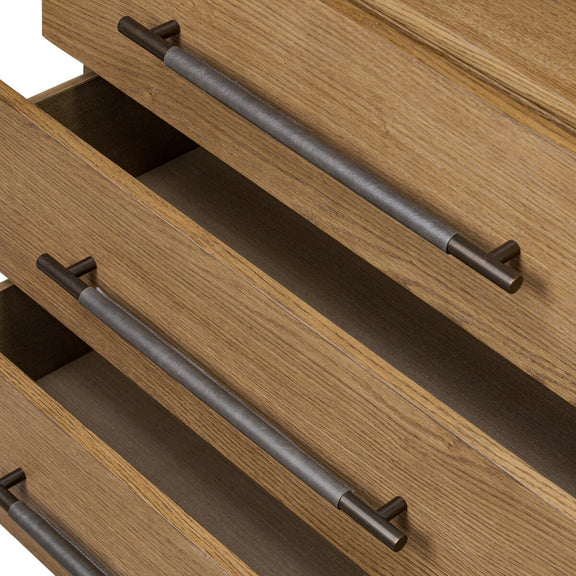 Rosedale 3 Drawer Dresser - Amber Oak Veneer
