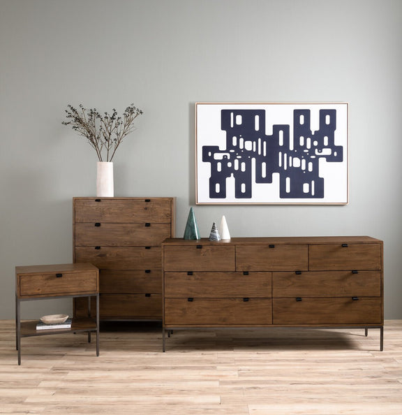 Trey Nightstand - Auburn Poplar