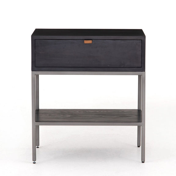 Trey Nightstand - Black Wash Poplar