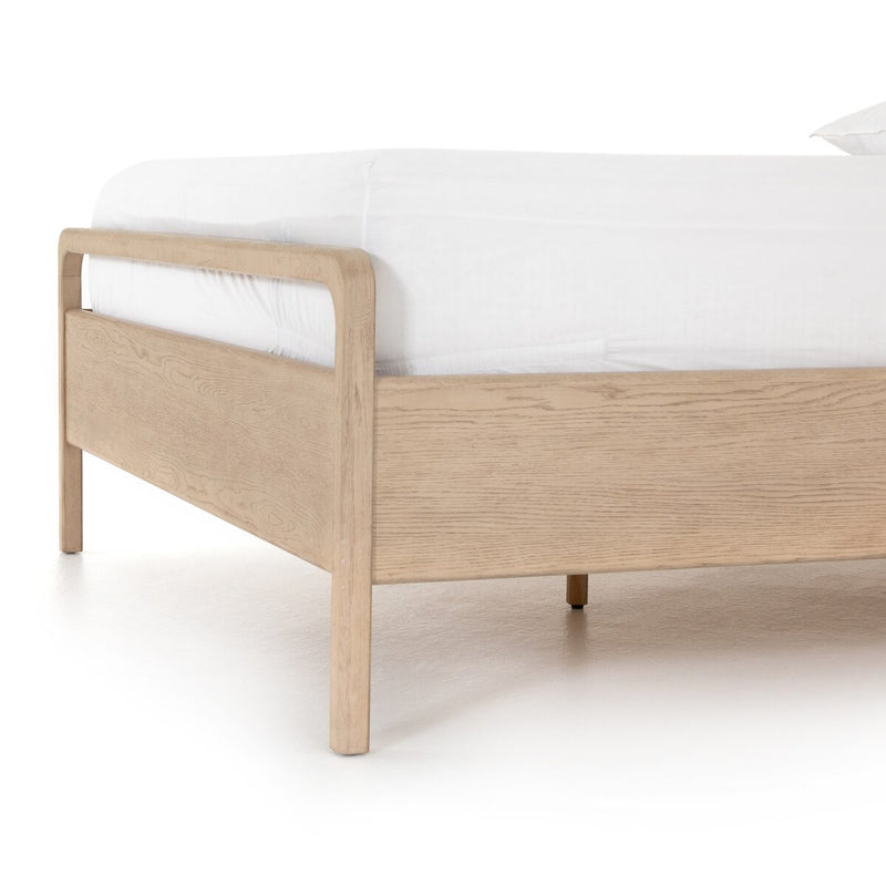 Rosedale Bed - Yucca Oak Veneer + Chaps Sand