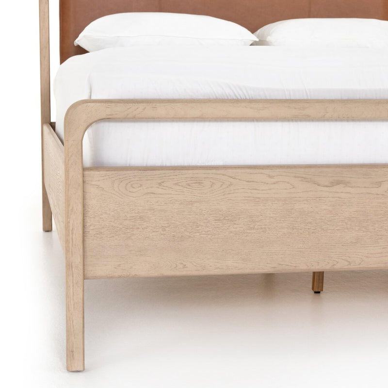 Rosedale Bed - Yucca Oak Veneer + Chaps Sand