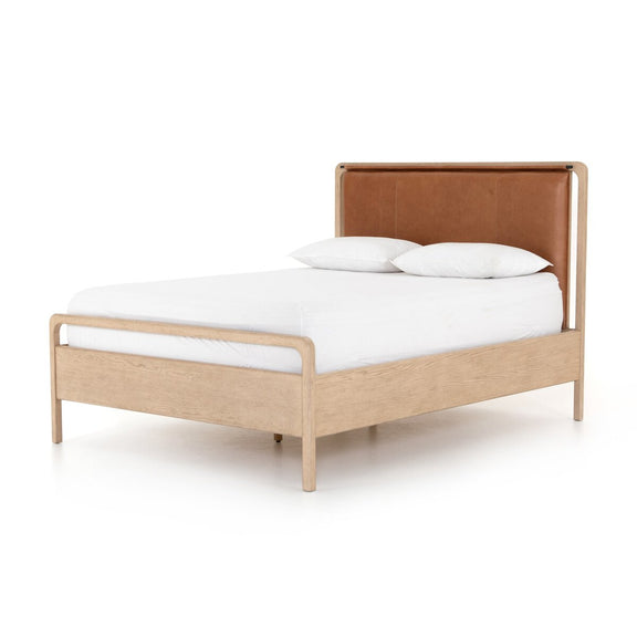 Rosedale Bed - Yucca Oak Veneer + Chaps Sand