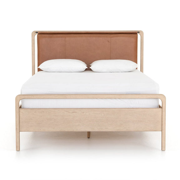 Rosedale Bed - Yucca Oak Veneer + Chaps Sand