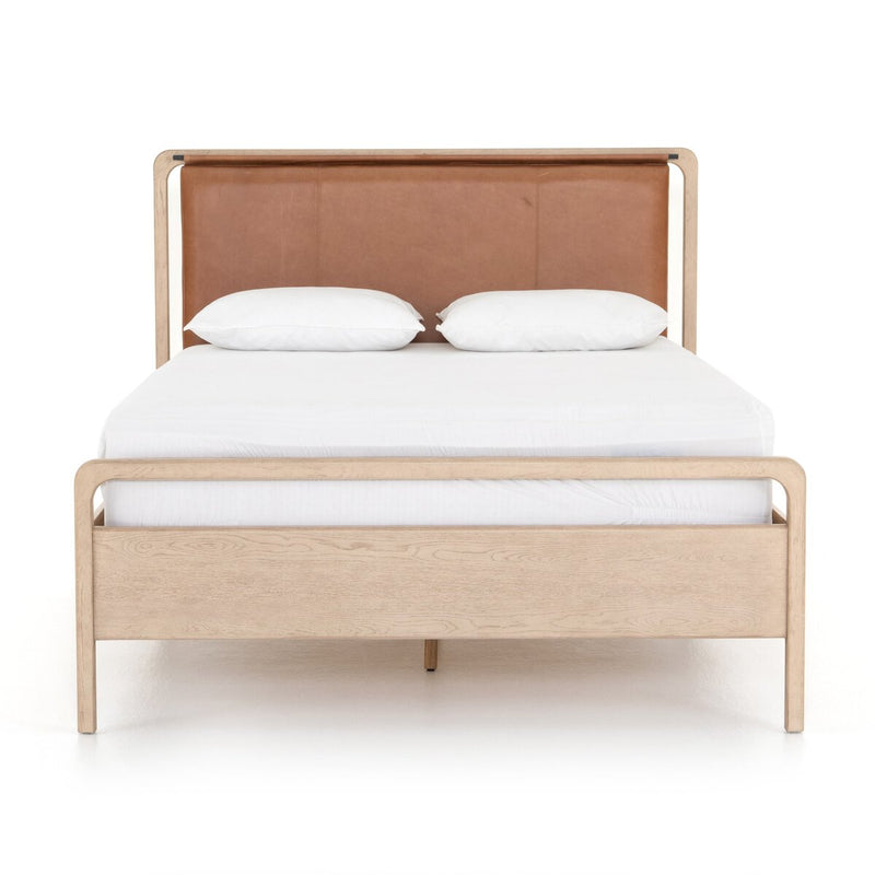 Rosedale Bed - Yucca Oak Veneer + Chaps Sand