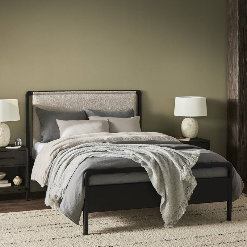 Rosedale Bed - Ebony Oak Veneer