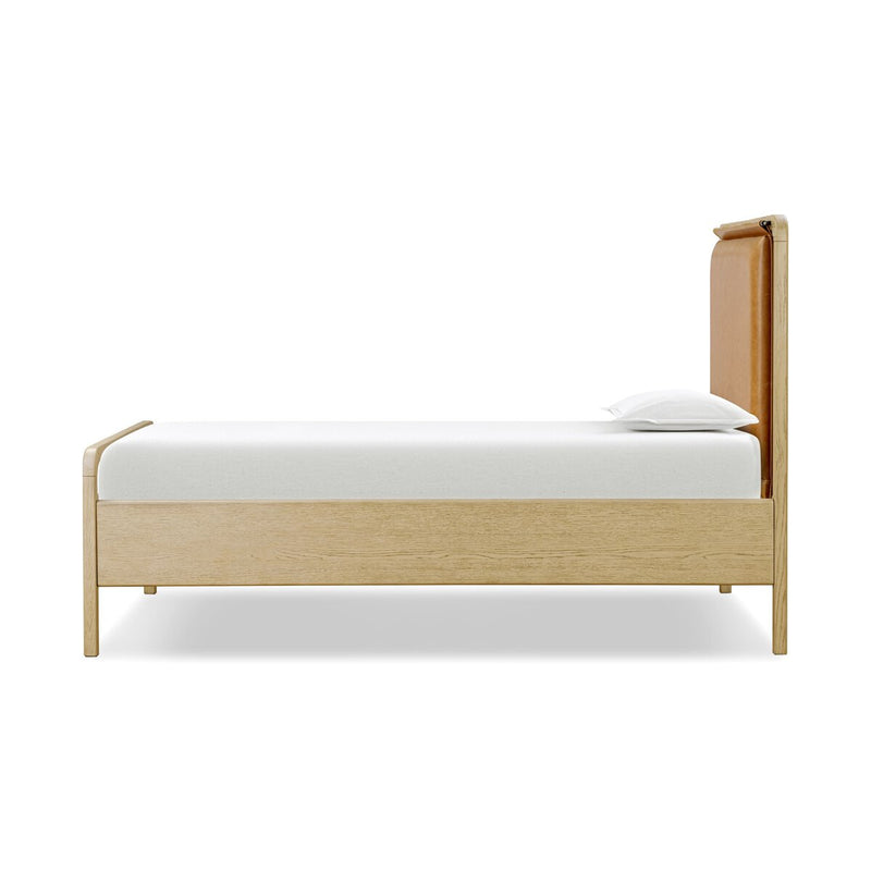 Rosedale Bed - Yucca Oak Veneer + Chaps Sand