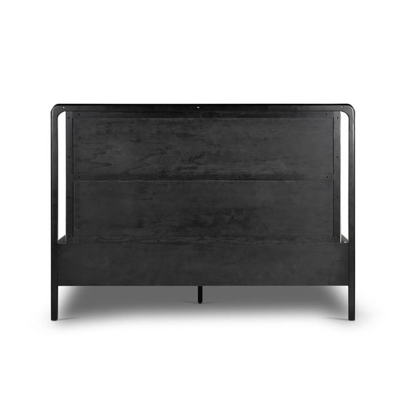 Rosedale Bed - Ebony Oak Veneer+ Chaps Sand