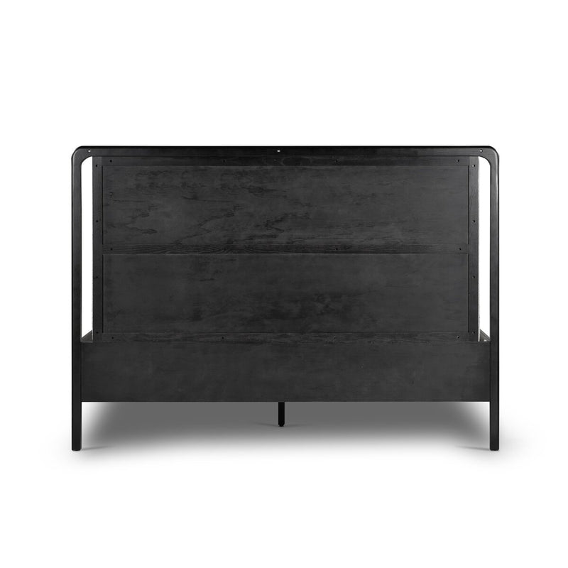 Rosedale Bed - Ebony Oak Veneer+ Chaps Sand