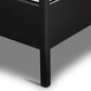 Rosedale Bed - Ebony Oak Veneer + Chaps Sand