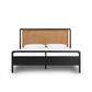 Rosedale Bed - Ebony Oak Veneer + Chaps Sand