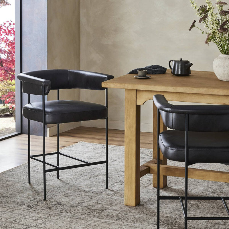 Carrie Bar + Counter Stool - Sonoma Black