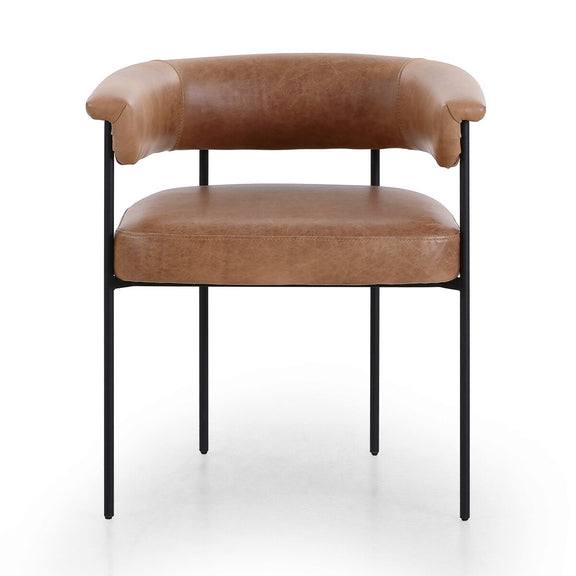 Carrie Dining Chair - Chaps Saddle