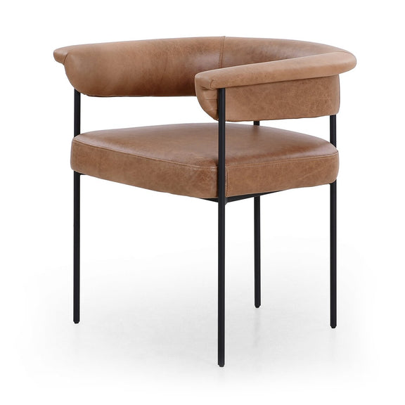 Carrie Dining Chair - Chaps Saddle