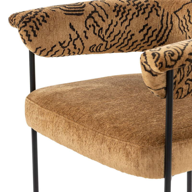 Carrie Dining Chair - Balkan Ochre