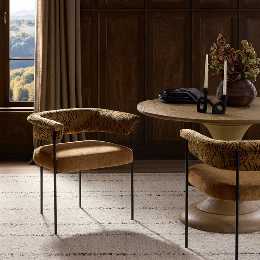 Carrie Dining Chair - Balkan Ochre