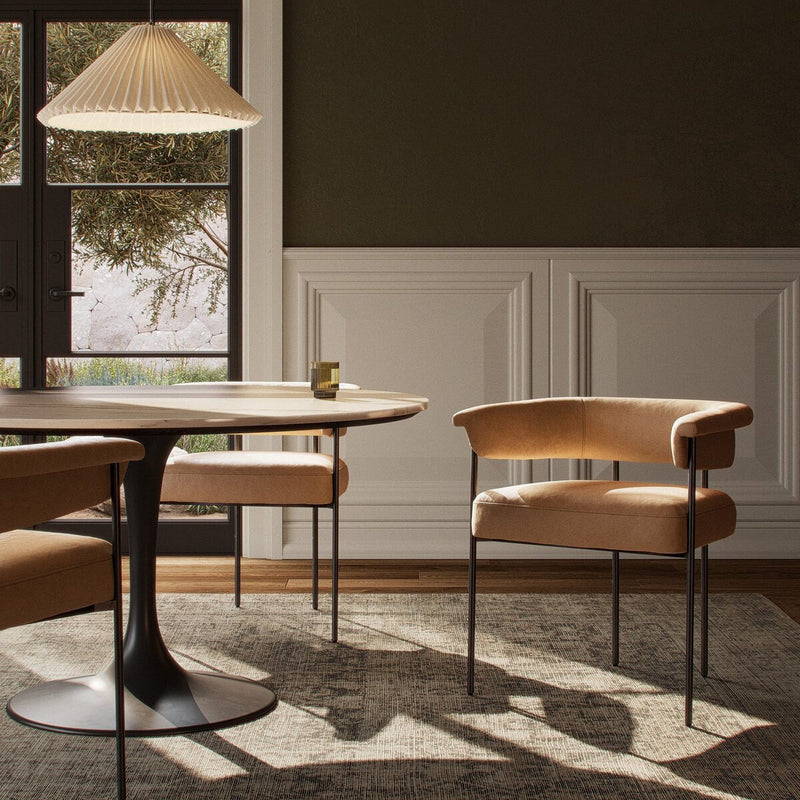 Carrie Dining Chair - Maestro Camel
