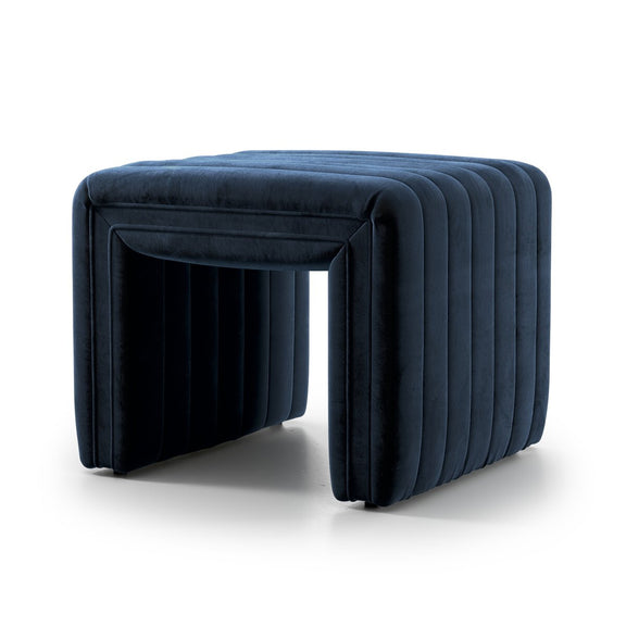 Augustine Ottoman - Sapphire Navy