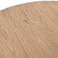 Mesa Round Coffee Table - Light Brushed Parawood