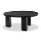 Mesa Round Coffee Table - Ebony Parawood