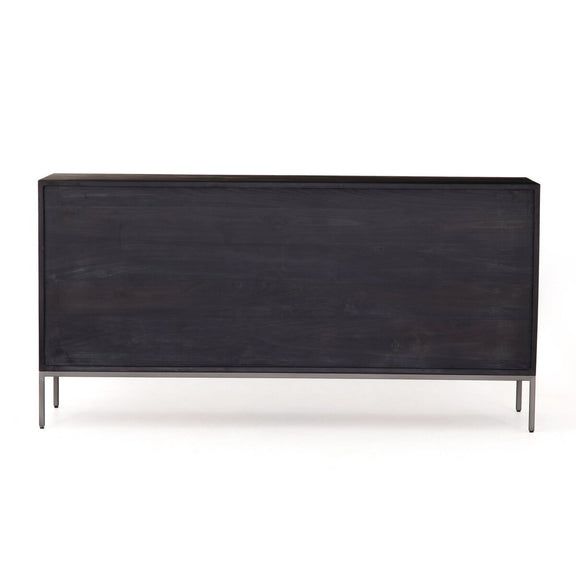 Trey 7 Drawer Dresser - Black Wash Poplar