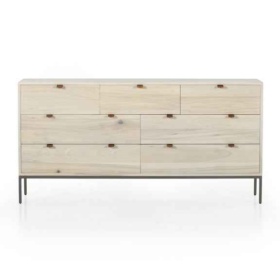 Trey 7 Drawer Dresser - Dove Poplar