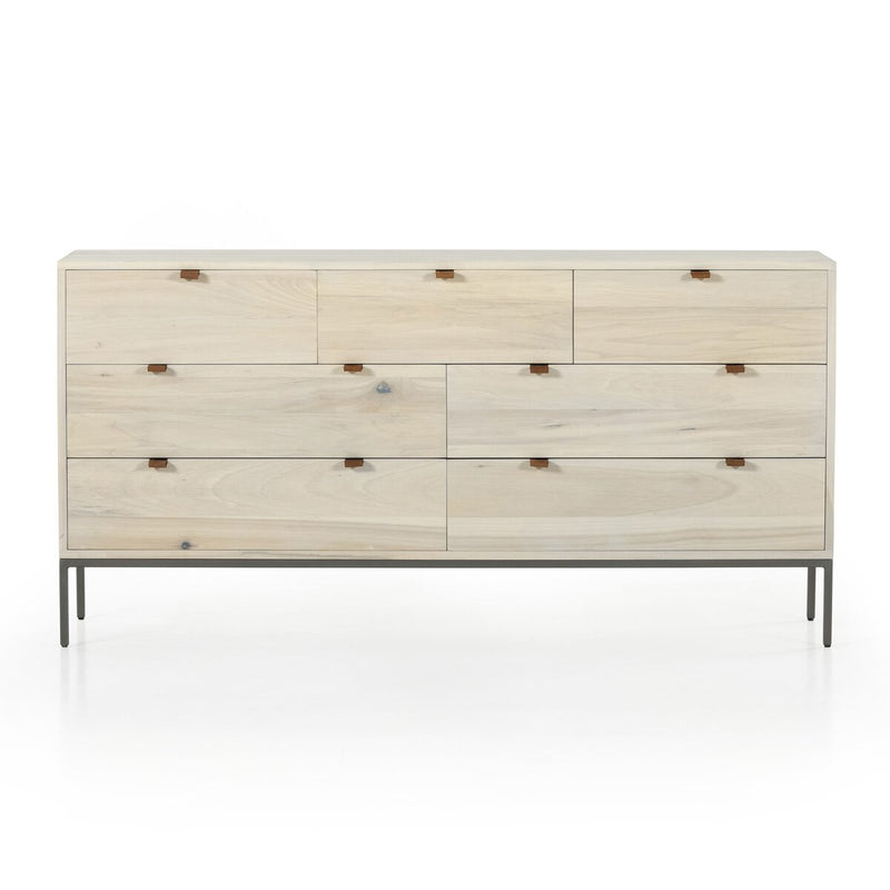 Trey 7 Drawer Dresser - Dove Poplar