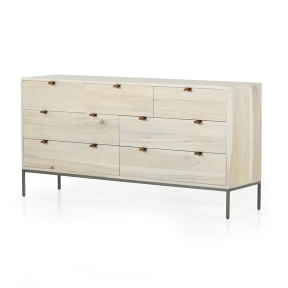 Trey 7 Drawer Dresser - Dove Poplar