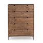 Trey 5 Drawer Dresser - Auburn Poplar
