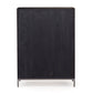 Trey 5 Drawer Dresser - Black Wash Poplar
