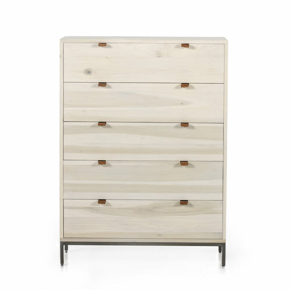 Trey 5 Drawer Dresser - Dove Poplar