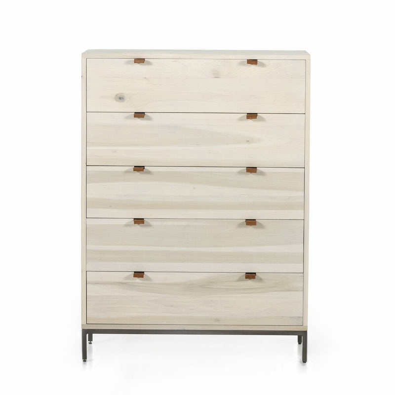 Trey 5 Drawer Dresser - Dove Poplar